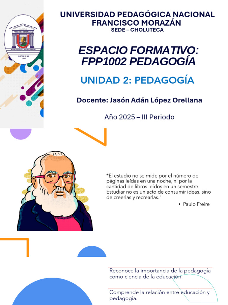 Importancia de la Pedagogía en Educación | PDF | Plan de estudios ...