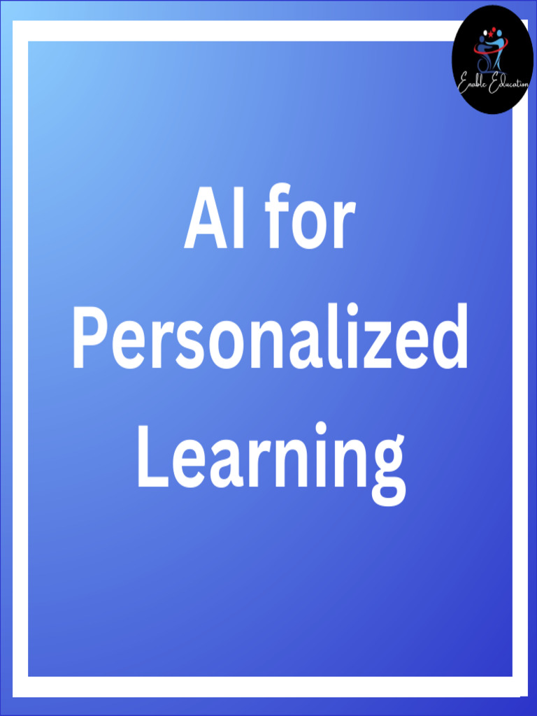 AI For Personalized Learning PDF | PDF