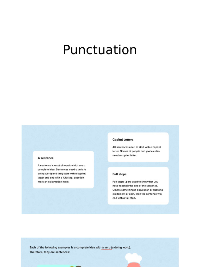 Punctuation | PDF