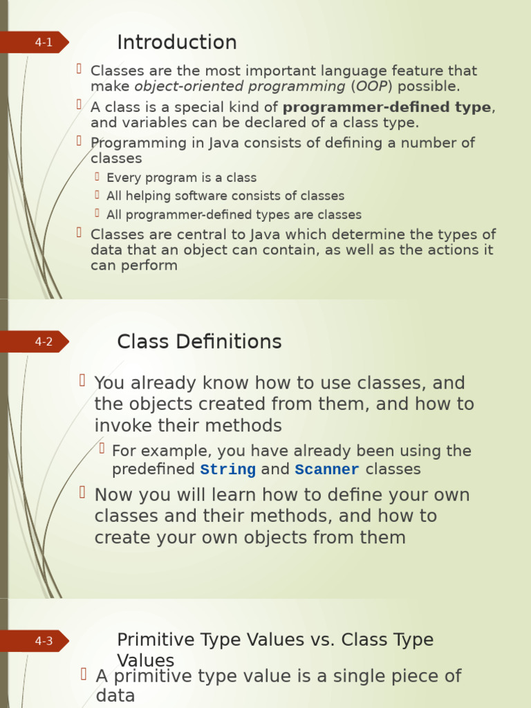 Understanding Java Classes and Objects | PDF | Class (Computer ...