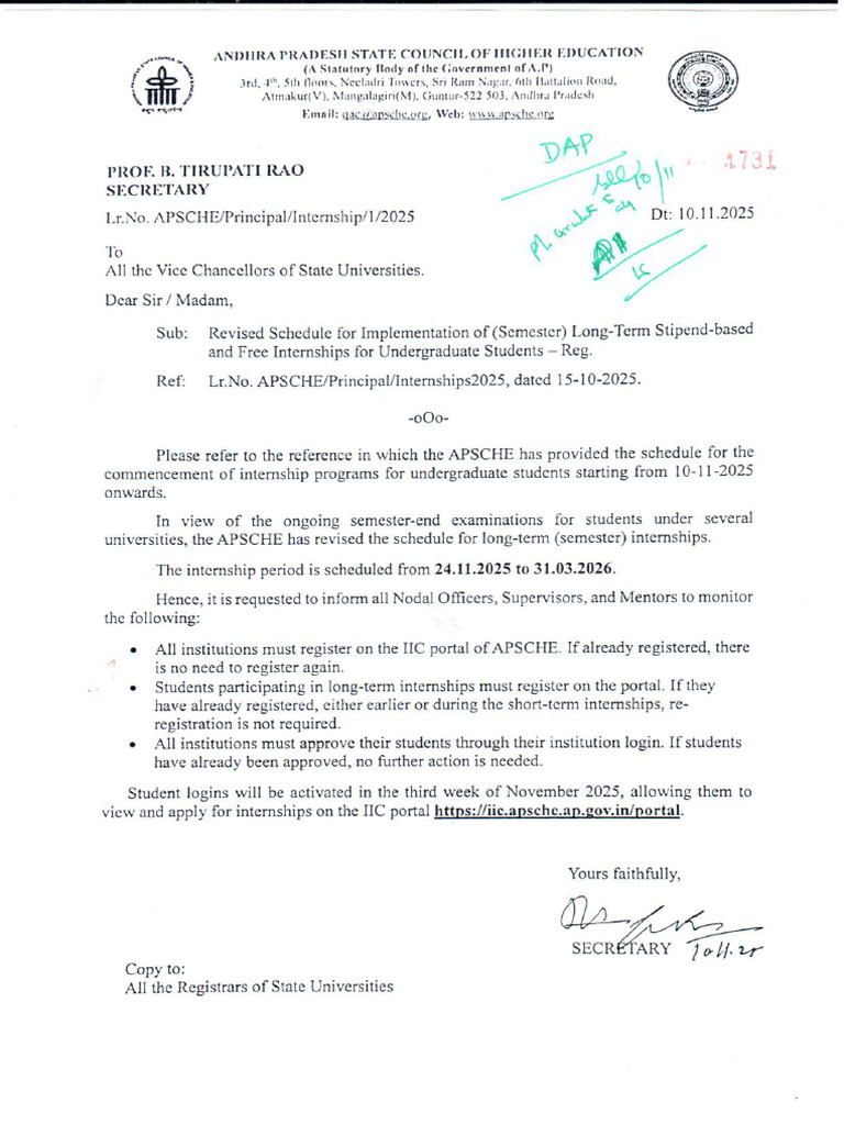 Apsche Letter 2 | PDF