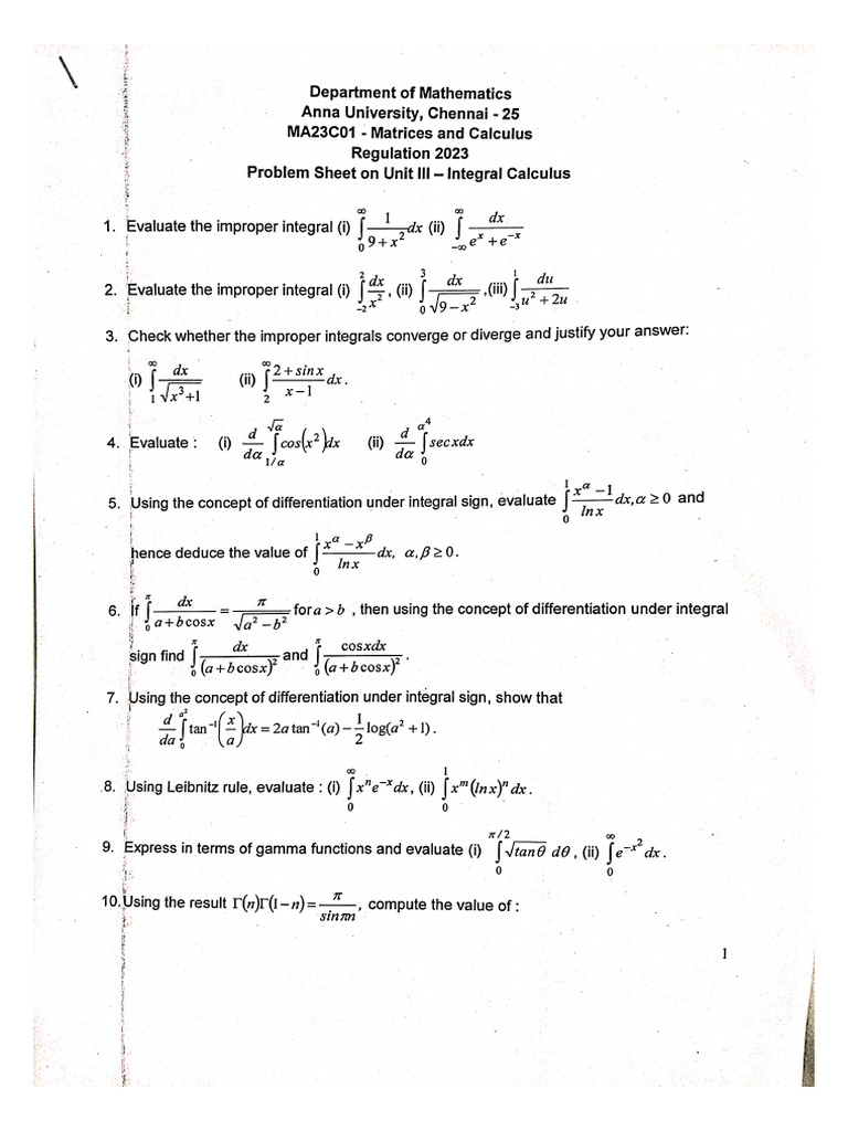 Maths Assignment 3&4 | PDF