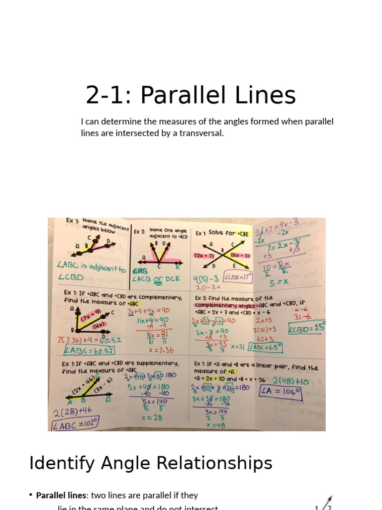 2-1 Notes | PDF