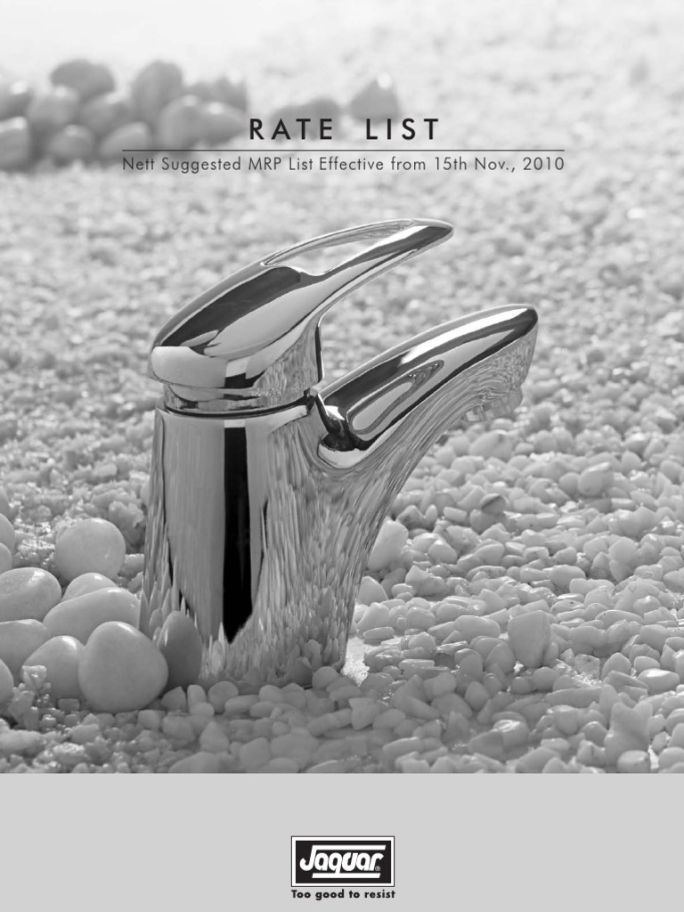 Jaquar Price List1 PDF