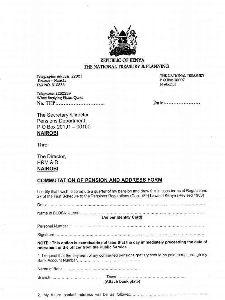 Commutation of Pension | PDF