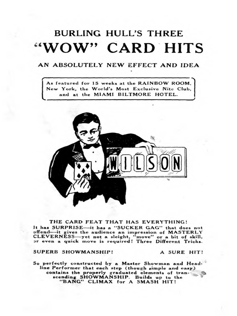 Burling Hull's Card Trick Mastery | PDF