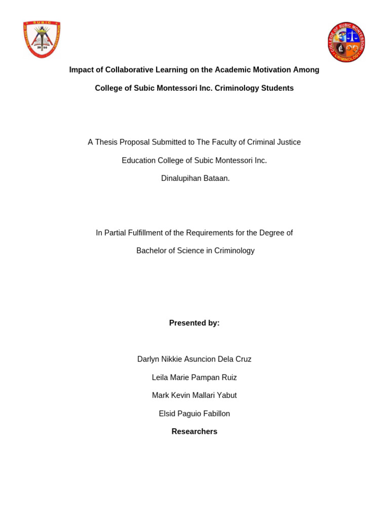 Collaborative Learning's Impact on Motivation | PDF | Survey ...