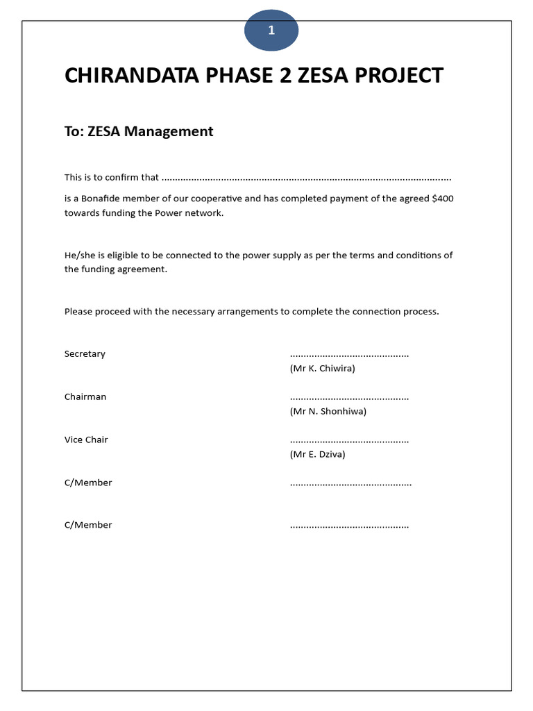 Confirmation Letter2 | PDF