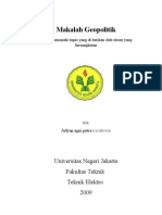 Makalah Geopolitik 1