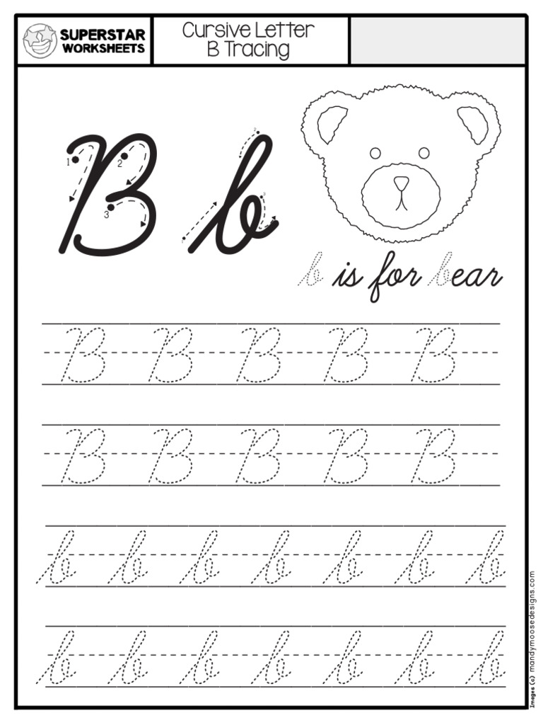 Cursive Letter B | PDF