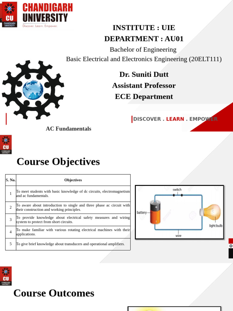 AC Fundamentals in Electrical Engineering | PDF | Alternating Current ...