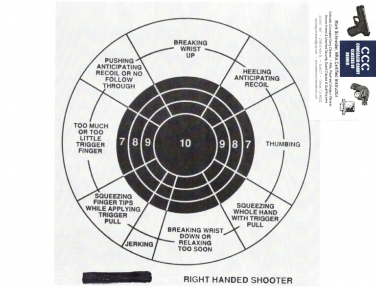 Shooting Diagnostic Shooting Target | PDF