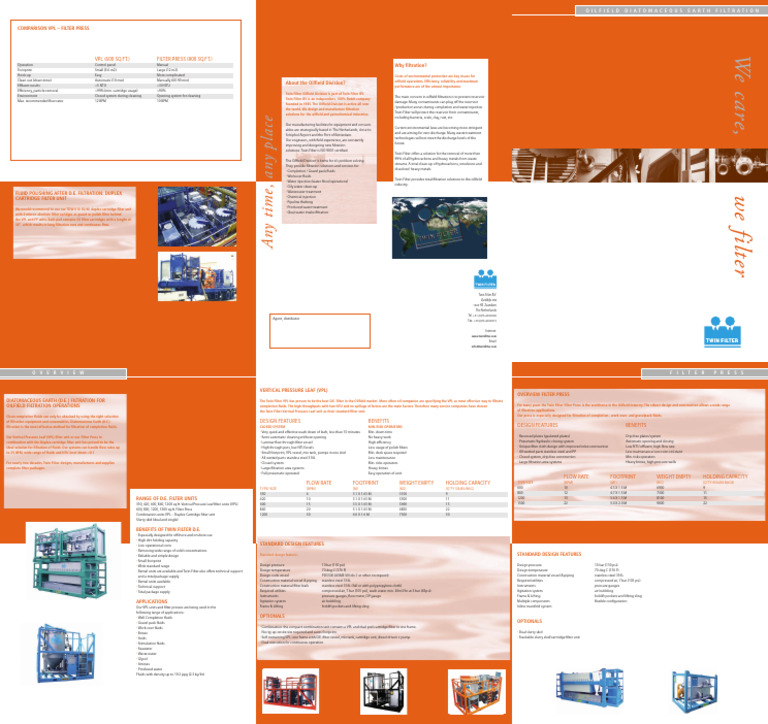 Twin Filter Oilfield Filtration Solutions | PDF | Filtration ...
