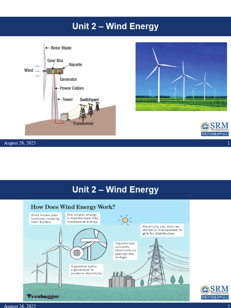 Unit 2 Wind Energy Module 1,2 | PDF | Wind Turbine | Wind Power