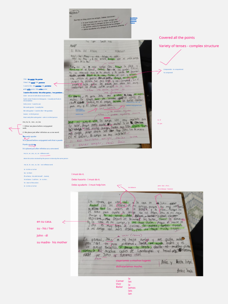 Class Notes - Page 1 - (1762171052880) | PDF | Syntactic Relationships ...