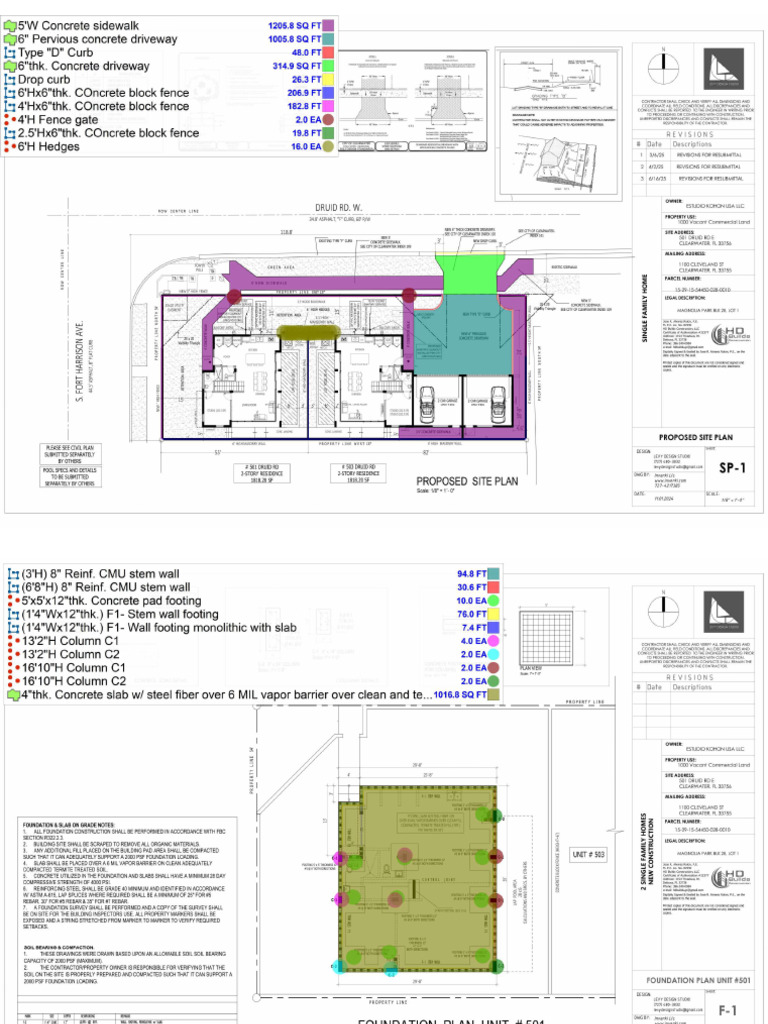 2 SINGLE FAMILY HOMES - MARK PLANS - Compressed | PDF