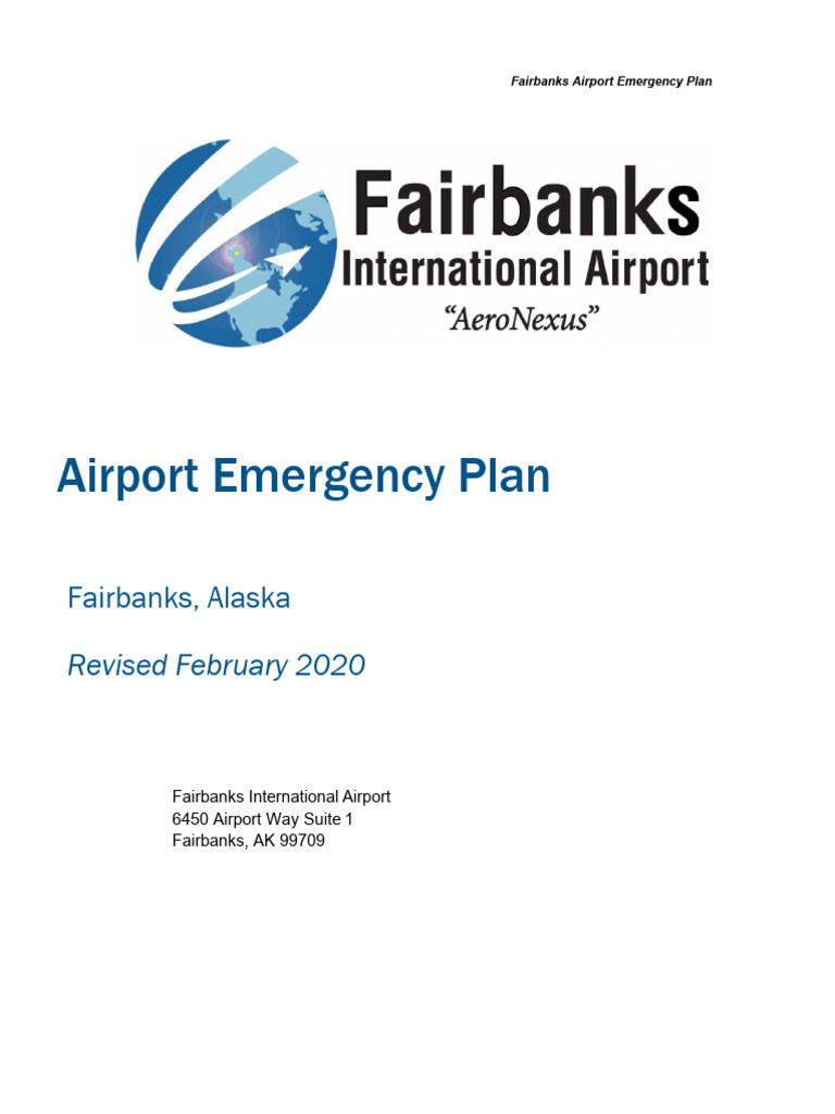 FAI - Airport Emergency Plan | PDF | Incident Command System ...