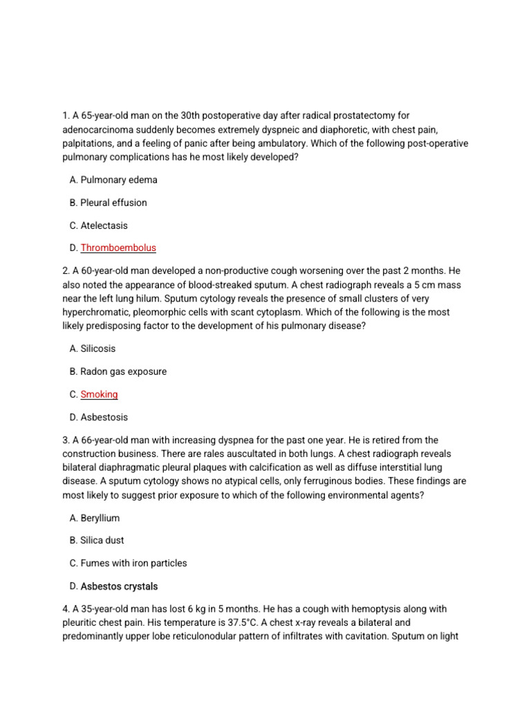 Postoperative Pulmonary Complications Analysis | PDF