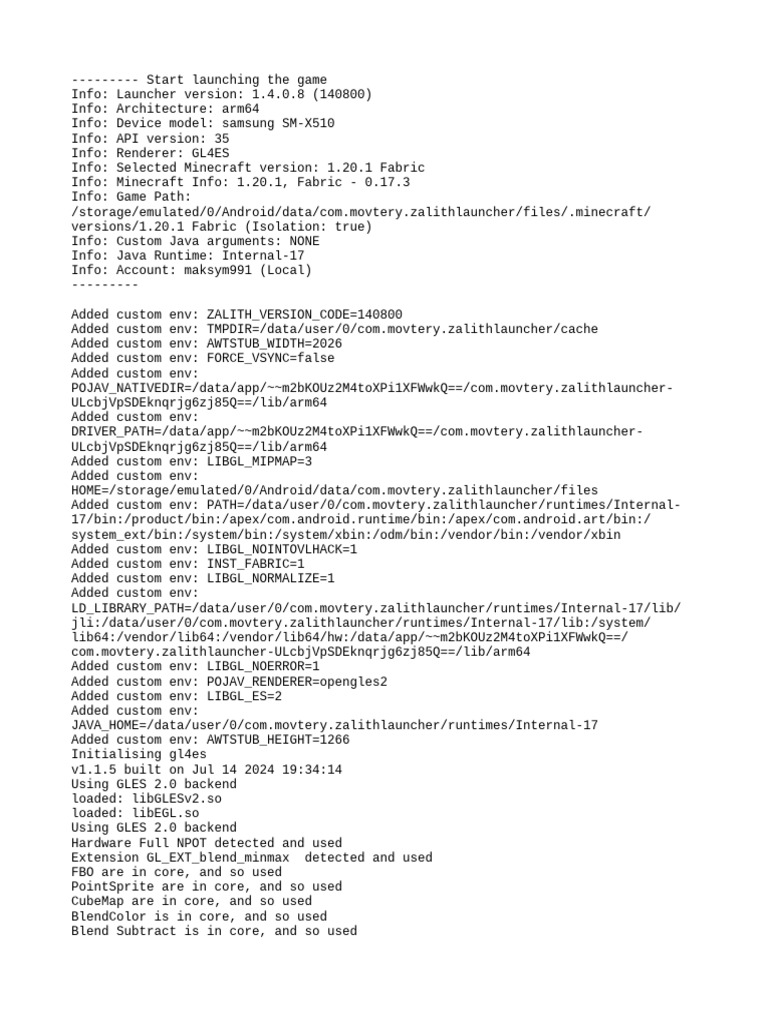Launching Minecraft 1.20.1 on Android | PDF | Computing | Computer ...