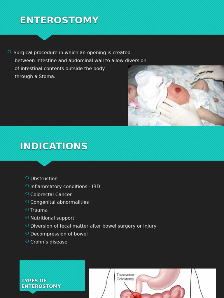 Enterostomy: Types, Care, and Benefits | PDF | Gastroenterology ...