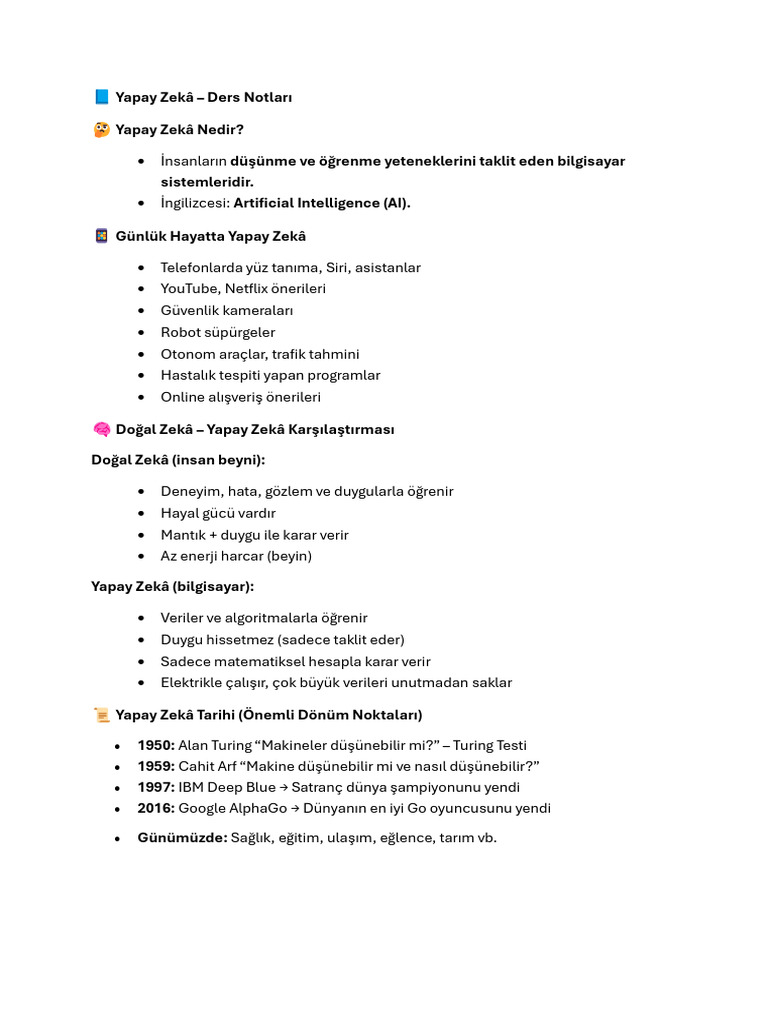 yapay-zekada-temel-kavram-ve-ozellikler-5-sinif-4-hafta-tymm-notlar-pdf