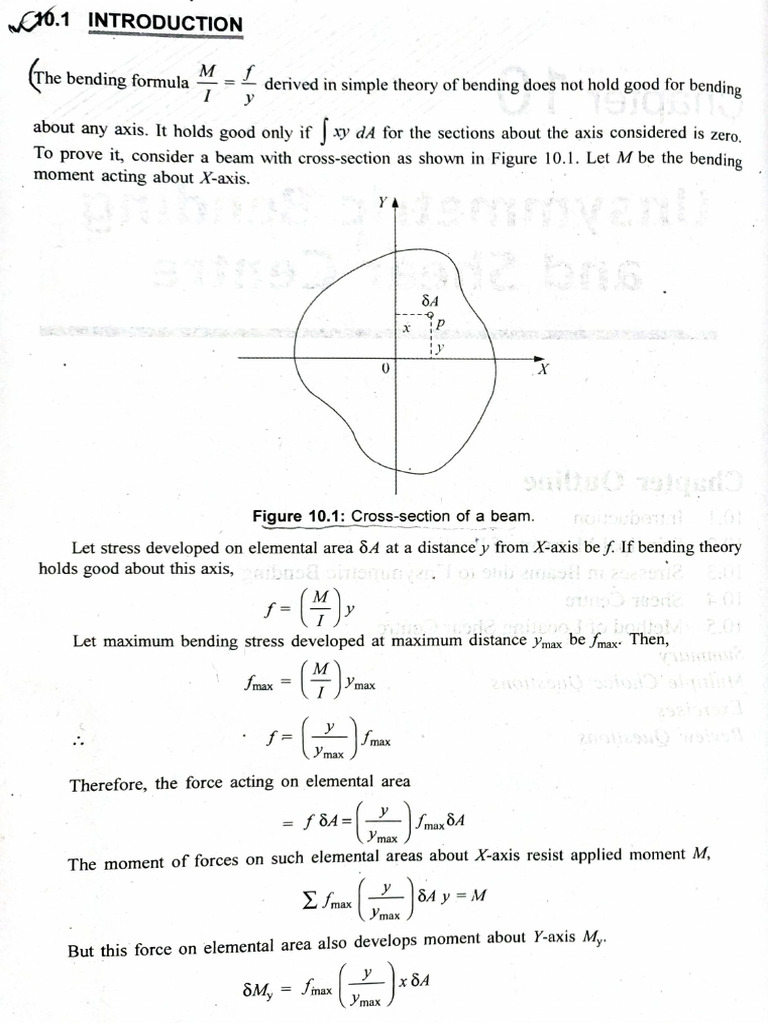 Unsymmetrical Bending | PDF