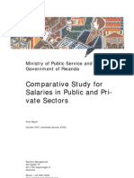 Comparative Study For Salaries in Public and Private Sectors