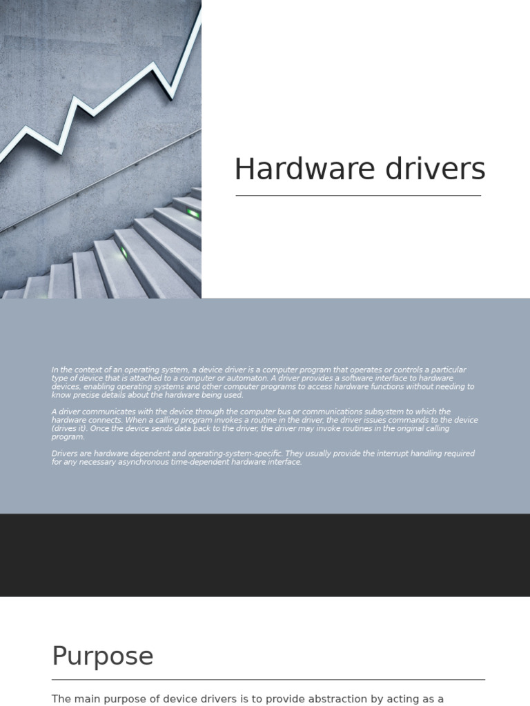 Understanding Hardware Device Drivers | PDF