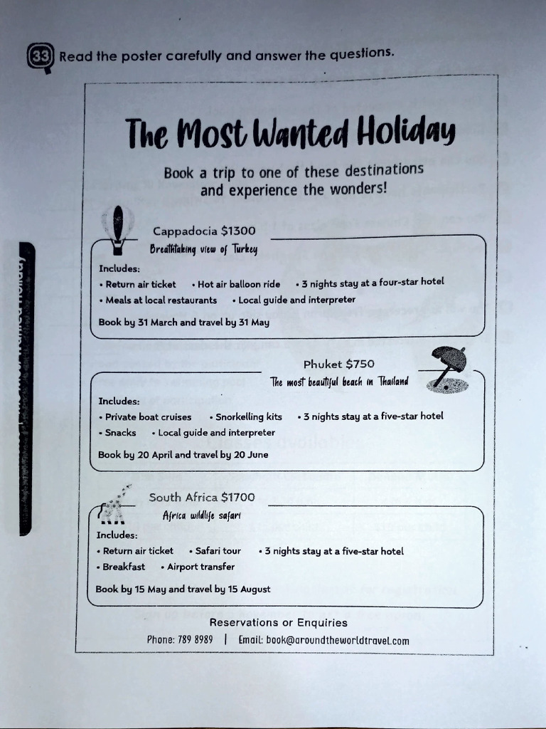 Week 3 - Intermediate Reading Activity | PDF | Pizza