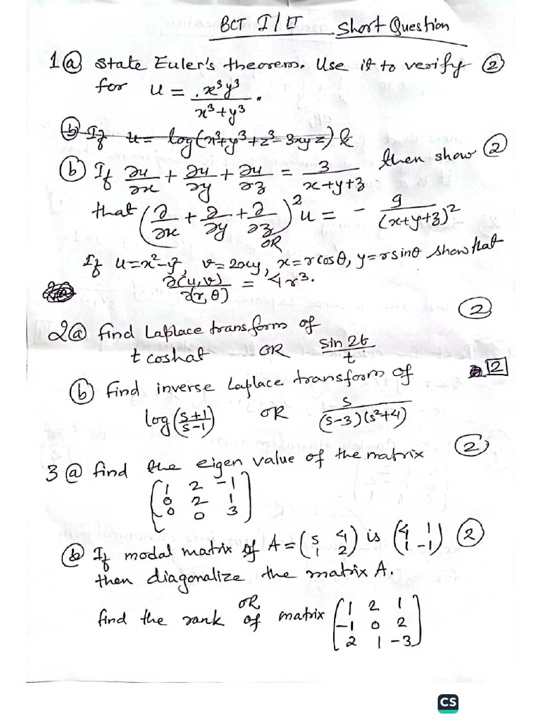 Question Sets | PDF