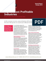 Top 10 Most Profitable Industries