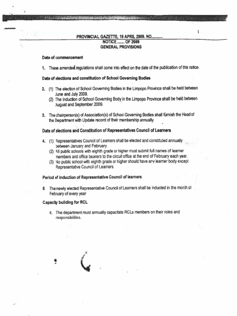 RCL Regulations | PDF