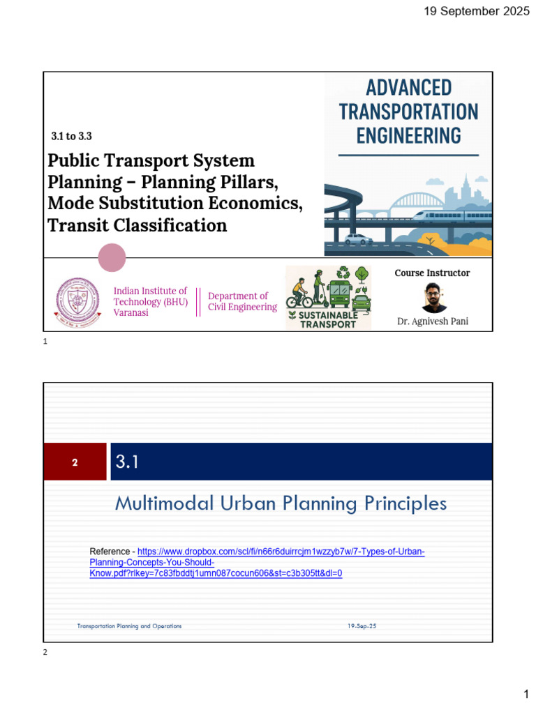 Multimodal Urban Transport Planning Guide | PDF | Demand | Price ...