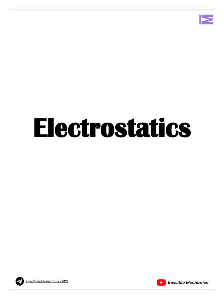 Electrostatics Problems and Solutions | PDF | Sphere | Electric Field