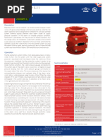 Reliable Model E Alarm Check Valve | PDF | Fire Sprinkler System | Valve