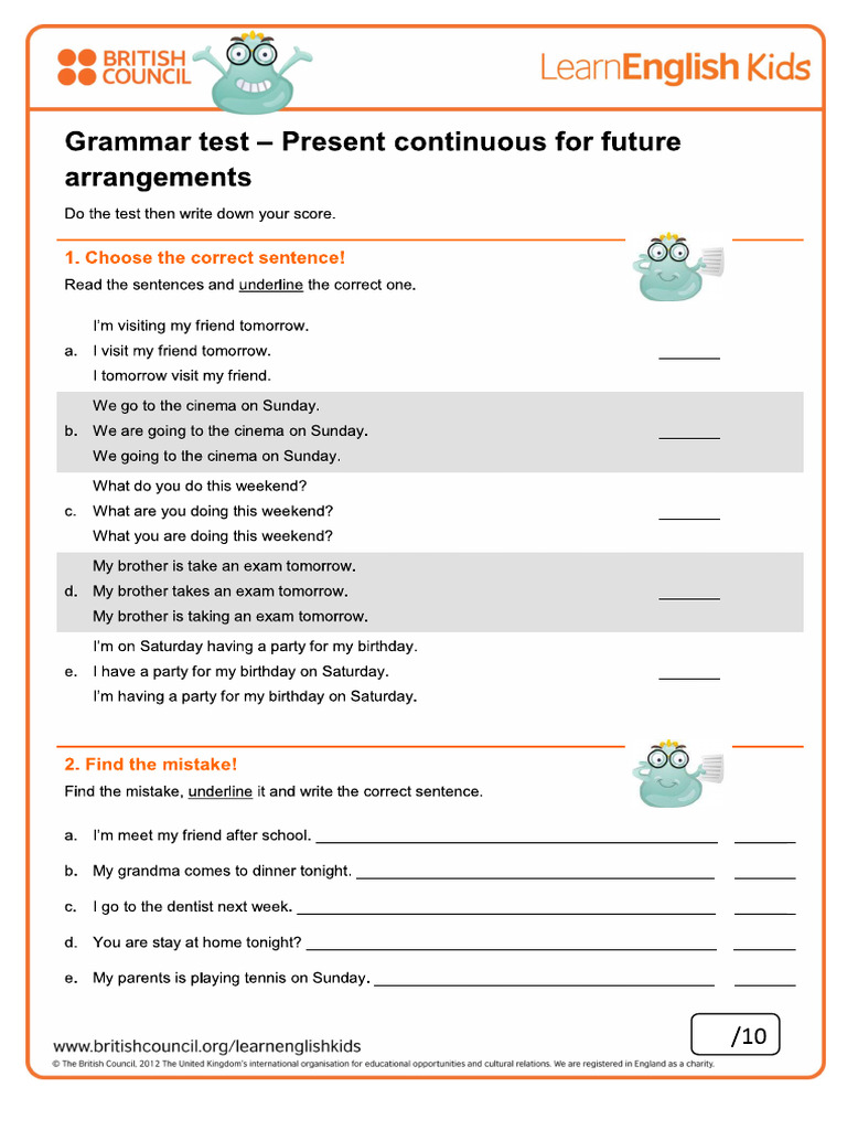 Present Continuous 3 | PDF