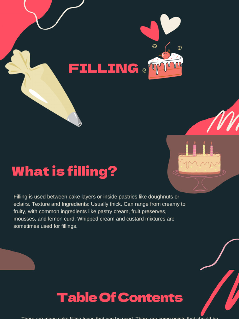 Filling | PDF