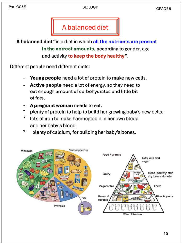 Balanced Diet | PDF