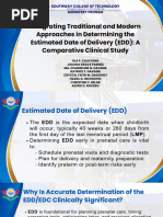 ACOG Guidelines for Due Date Estimation | PDF | Pregnancy | Obstetrics