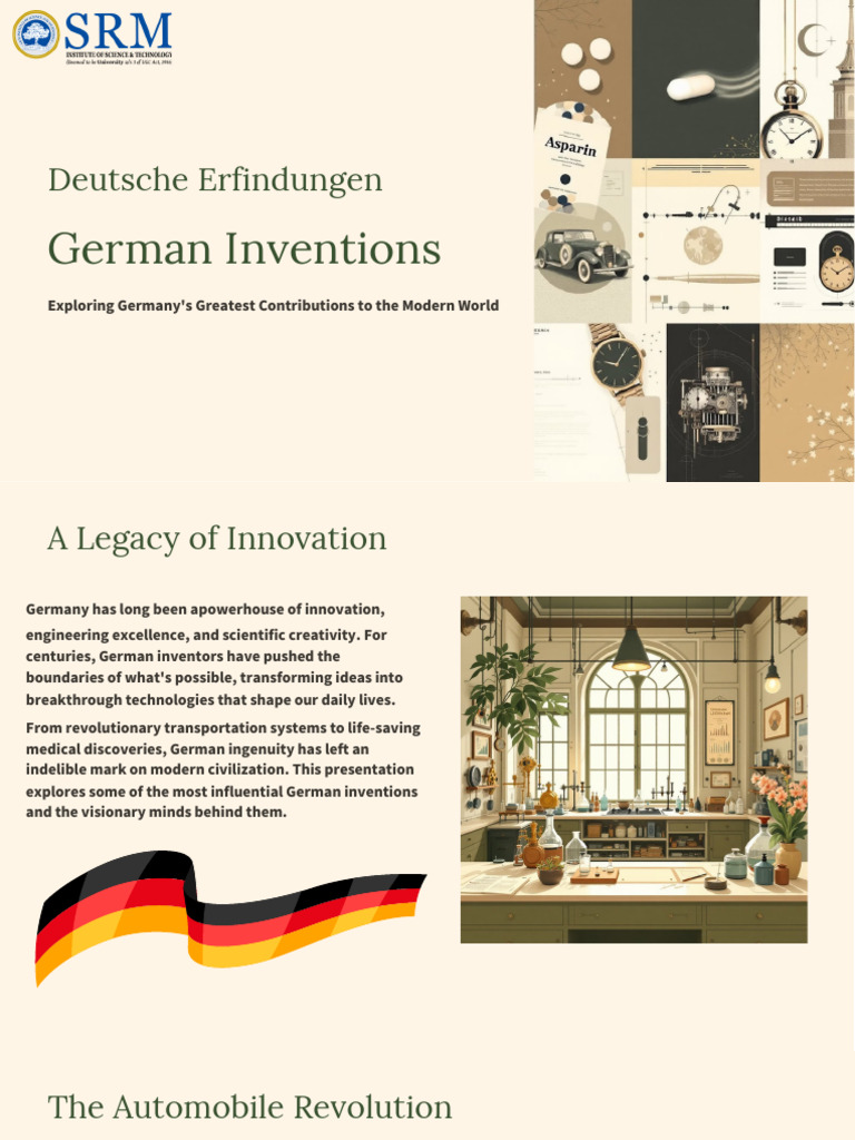 German Innovations That Changed the World | PDF | Aspirin | Car