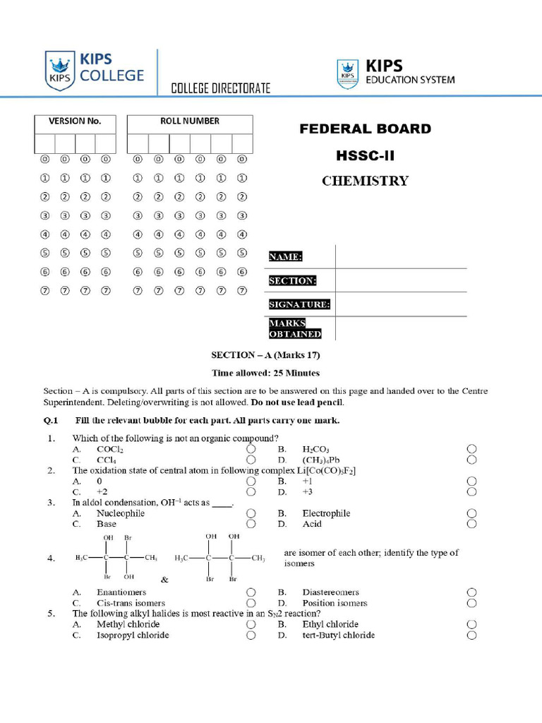 SY Mock Test-1 | PDF