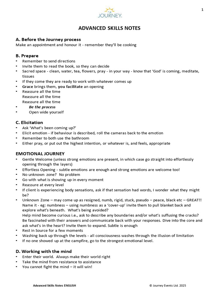 Advanced Skills for Emotional Facilitation | PDF | Forgiveness ...