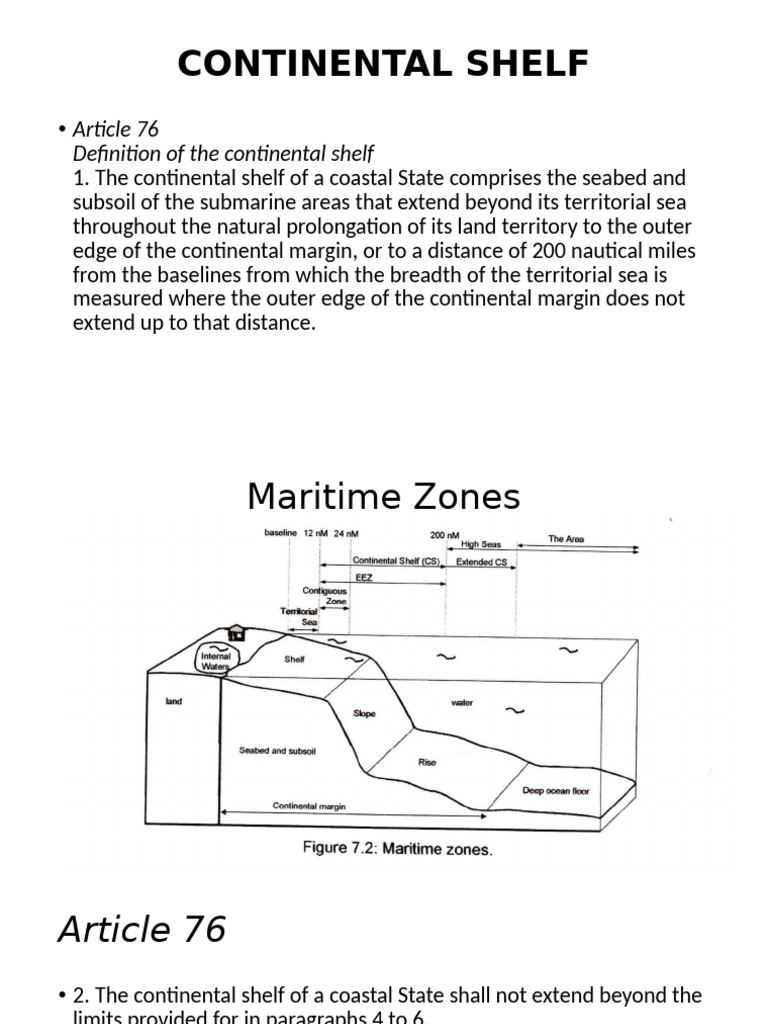 Understanding Continental Shelf Limits | PDF | Territorial Waters ...