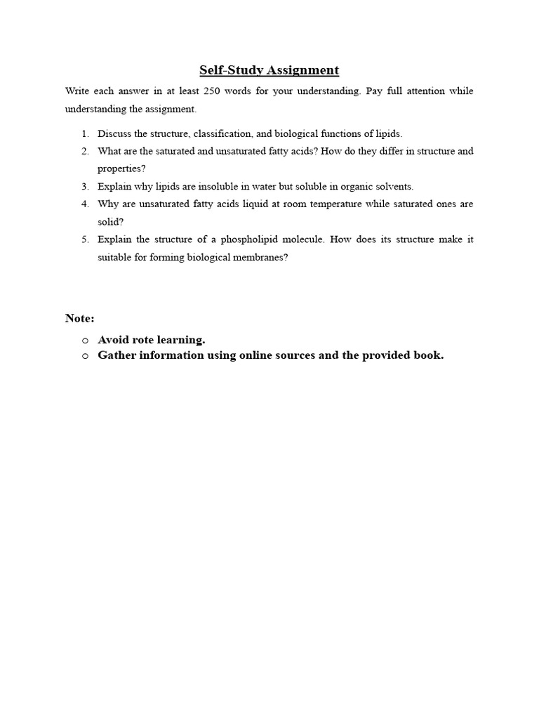 Bio Assignment Question | PDF