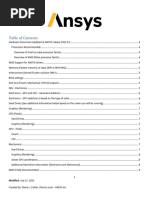 ANSYS Hardware System Requirements Guide | PDF | Graphics Processing ...