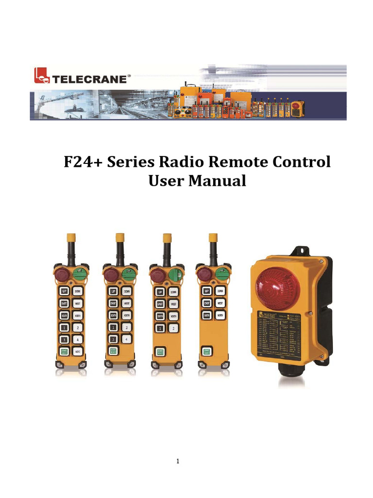 F24Series Radio Remote. | PDF | Electrical Engineering | Electronics