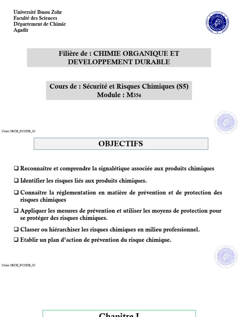 Sécurité et Risques Chimiques en Laboratoire | PDF | Risque | Toxicologie