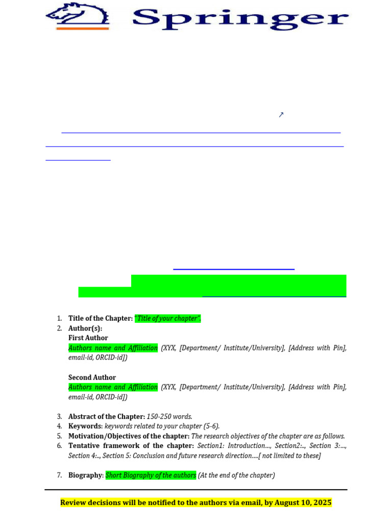 Mindvesting2025 - Full Chapter Submission Instructions-Template Sample ...