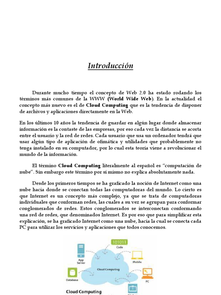 TP Cloud Computing 2 | PDF | Plataforma como servicio | Internet