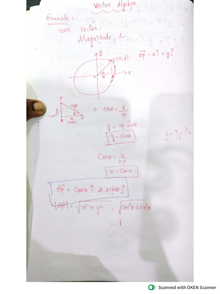 Vector Algebra Misc Example+ Exercise | PDF